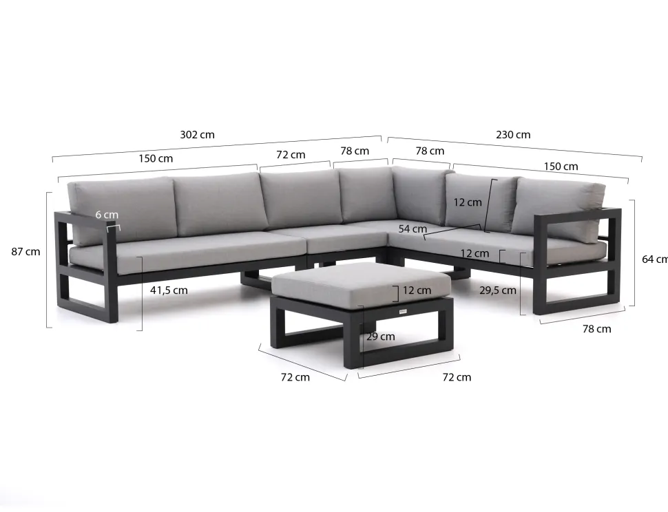 Forza Citerna Ecklounge-Set 5-teilig