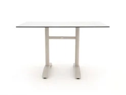Forza Narni/Lisio 120 cm Gartenmöbel-Set 5-teilig stapelbar