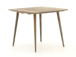Forza Narni/ROUGH-K 90 cm Gartenmöbel-Set 5-teilig stapelbar