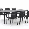 Forza Narni/Sora 220 cm Gartenmöbel-Set 7-teilig stapelbar