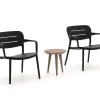 Forza Pazzia/ROUGH-K Balkonmöbel-Set 3-teilig