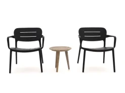 Forza Pazzia/ROUGH-K Balkonmöbel-Set 3-teilig