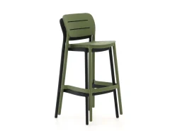 Forza Pazzia/ROUGH-X 180 cm Gartenbar-Set 5-teilig stapelbar