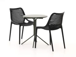 Forza Ripi/Aziano ø 60 cm Balkon-Set 3-teilig stapelbar