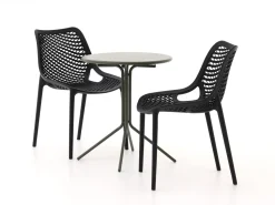 Forza Ripi/Aziano ø 60 cm Balkon-Set 3-teilig stapelbar