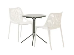 Forza Ripi/Aziano ø 60 cm Balkon-Set 3-teilig stapelbar