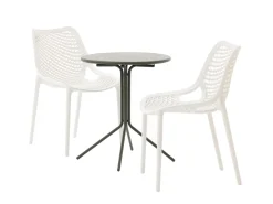 Forza Ripi/Aziano ø 60 cm Balkon-Set 3-teilig stapelbar