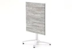 Forza Ripi/Canzo 80 cm Gartenmöbel-Set 5-teilig stapelbar klappbar