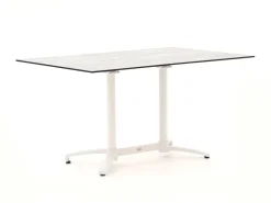 Forza Ripi/Canzo 140 cm Gartenmöbel-Set 5-teilig stapelbar klappbar