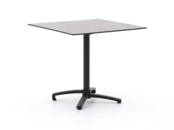 Forza Ripi/Canzo 80 cm Gartenmöbel-Set 5-teilig stapelbar klappbar