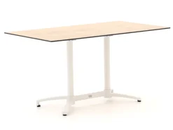 Forza Ripi/Canzo 140 cm Gartenmöbel-Set 5-teilig stapelbar klappbar