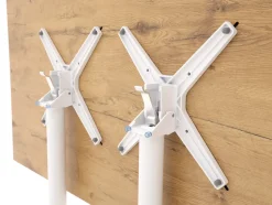 Forza Ripi/Canzo 140 cm Gartenmöbel-Set 5-teilig stapelbar klappbar