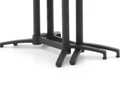Forza Ripi/Canzo 140 cm Gartenmöbel-Set 5-teilig stapelbar klappbar