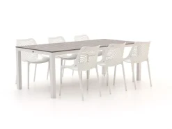 Forza Ripi/Fidenza 220 cm Gartenmöbel-Set 7-teilig stapelbar