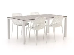 Forza Ripi/Fidenza 183 cm Gartenmöbel-Set 5-teilig stapelbar