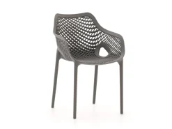 Forza Ripi/Fidenza 90 cm Gartenmöbel-Set 5-Teilig Stapelbar