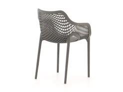 Forza Ripi/Fidenza 90 cm Gartenmöbel-Set 5-Teilig Stapelbar