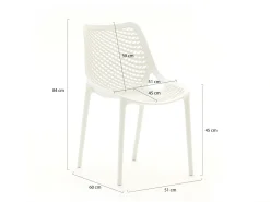Forza Ripi/Menzano 220 cm Gartenmöbel-Set 7-teilig stapelbar