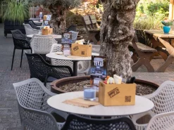 Forza Ripi/Sestino 160 cm Gartenmöbel-Set 5-teilig stapelbar