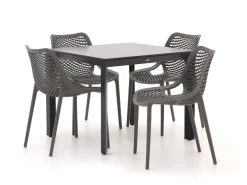 Forza Ripi/Sestino 90 cm Gartenmöbel-Set 5-Teilig Stapelbar
