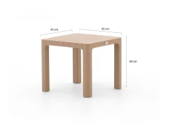 Forza Russi Beistelltisch Outdoor 45x45x40 cm