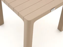 Forza Russi Gartenliegen-Set 3-teilig stapelbar verstellbar