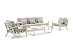 Forza Sarnico Sessel-Sofa Lounge-Set 4-teilig