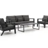 Forza Sarnico Sessel-Sofa Lounge-Set 4-teilig
