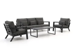 Forza Sarnico Sessel-Sofa Lounge-Set 4-teilig