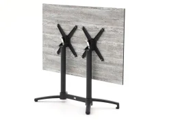 Forza Sile/Canzo 120 cm Gartenmöbel-Set 5-teilig stapelbar klappbar