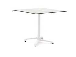 Forza Sile/Canzo 80 cm Gartenmöbel-Set 5-teilig stapelbar klappbar
