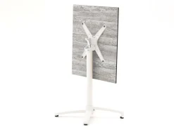 Forza Sile/Canzo 80 cm Gartenmöbel-Set 5-teilig stapelbar klappbar