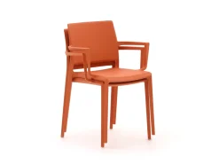 Forza Sile/Canzo ø 80 cm Gartenmöbel-Set 5-teilig stapelbar klappbar