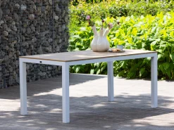 Forza Sile/Fidenza 160 cm Gartenmöbel-Set 5-teilig stapelbar