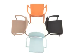 Forza Sile/Fidenza 160 cm Gartenmöbel-Set 5-teilig stapelbar