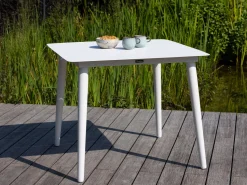 Forza Sile/Sora 90 cm Gartenmöbel-Set 5-teilig stapelbar