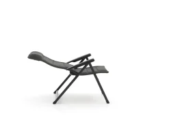 Forza Tione Gartenstuhl Hochlehner mit Gartenhocker