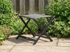Forza Tione Gartenstuhl Hochlehner mit Gartenhocker