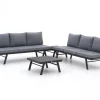 Forza Vadena Ecklounge-Set 4-teilig verstellbar