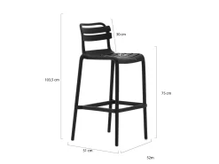 Forza Vico Barhocker Outdoor