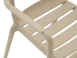 Forza Vico/Liverpool 145 cm Gartenmöbel-Set 5-teilig stapelbar