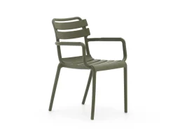 Forza Vico/Liverpool 145 cm Gartenmöbel-Set 5-teilig stapelbar