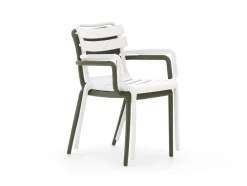 Forza Vico/Liverpool 145 cm Gartenmöbel-Set 5-teilig stapelbar
