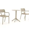 Forza Vico/Rieti ø 60 cm Balkon-Set 3-teilig