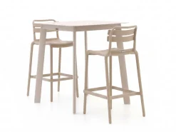 Forza Vico/Savio 90 cm Gartenbar-Set 3-teilig
