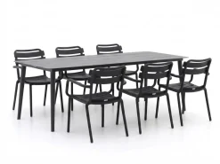 Forza Vico/Sora 220 cm Gartenmöbel-Set 7-teilig stapelbar