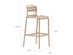 Forza Vico/Tritoni ø 110 cm Gartenbar-Set 5-teilig