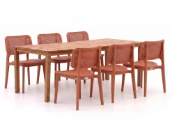 Forza Xitta/Liverpool 210 cm Gartenmöbel-Set 7-teilig