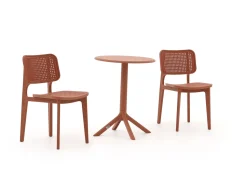 Forza Xitta/Rieti ø 60 cm Balkon-Set 3-teilig