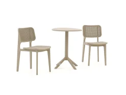 Forza Xitta/Rieti ø 60 cm Balkon-Set 3-teilig
